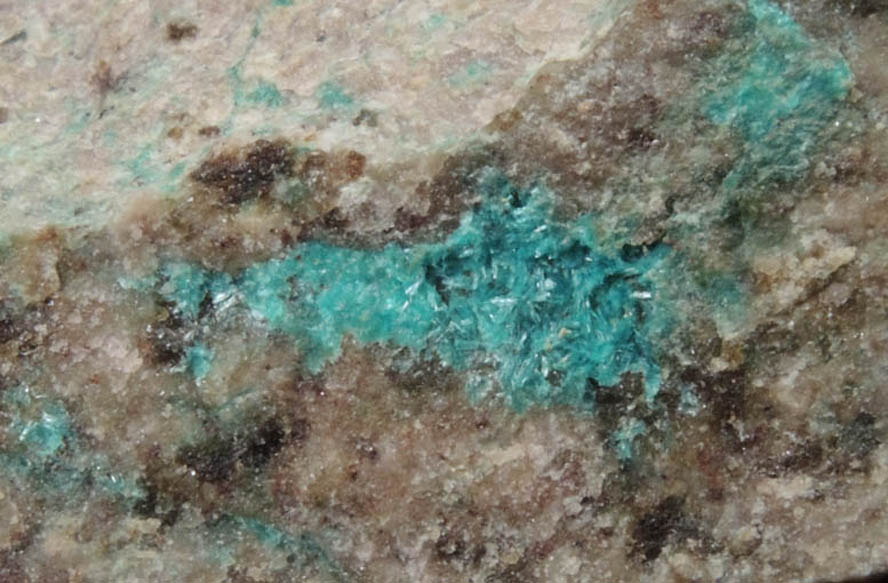 Ajoite and Papagoite from New Cornelia Mine, Ajo, Pima County, Arizona (Type Locality for Ajoite and Papagoite)