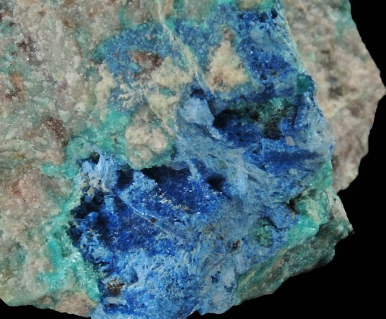 Ajoite and Papagoite from New Cornelia Mine, Ajo, Pima County, Arizona (Type Locality for Ajoite and Papagoite)