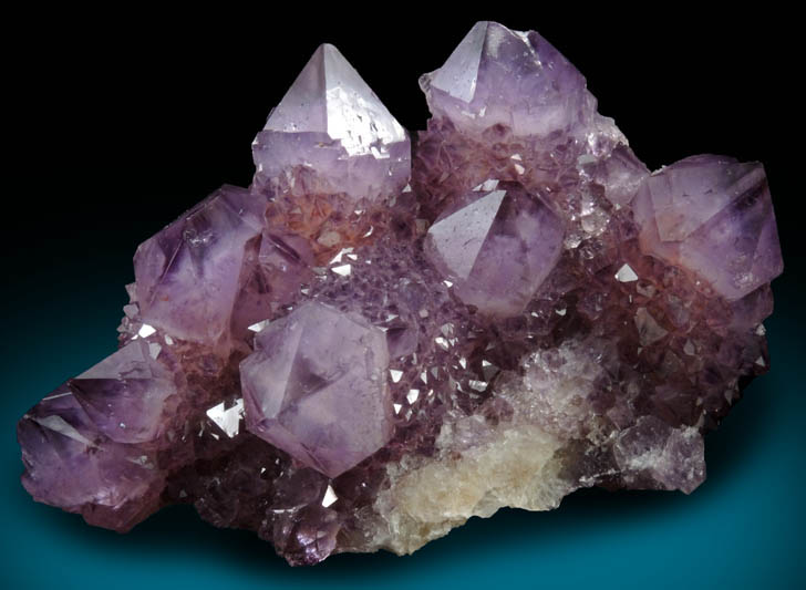 Quartz var. Amethyst (Cactus Quartz) from Boekenhouthoek area, Mpumalanga Province, South Africa