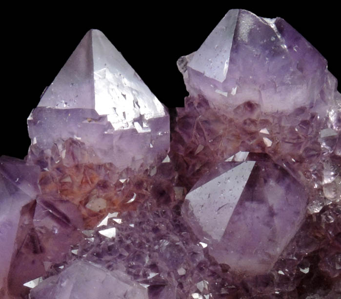 Quartz var. Amethyst (Cactus Quartz) from Boekenhouthoek area, Mpumalanga Province, South Africa