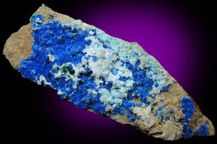 Cyanotrichite with Chalcoalumite from Grandview Mine, Coconino County, Arizona