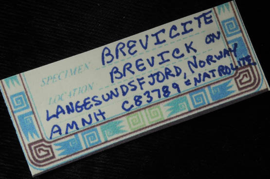 Natrolite var. Brevicite from Langesundsfjorden, Vestfold, Norway