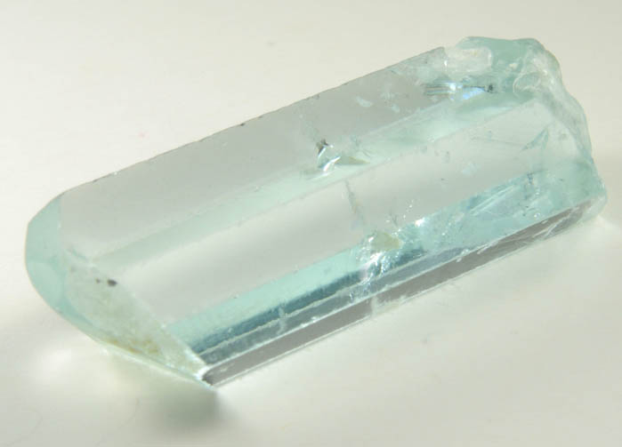 Beryl var. Aquamarine (gem-grade) with Albite inclusions from Stak Nala, Skardu Road, Baltistan, Gilgit-Baltistan, Pakistan