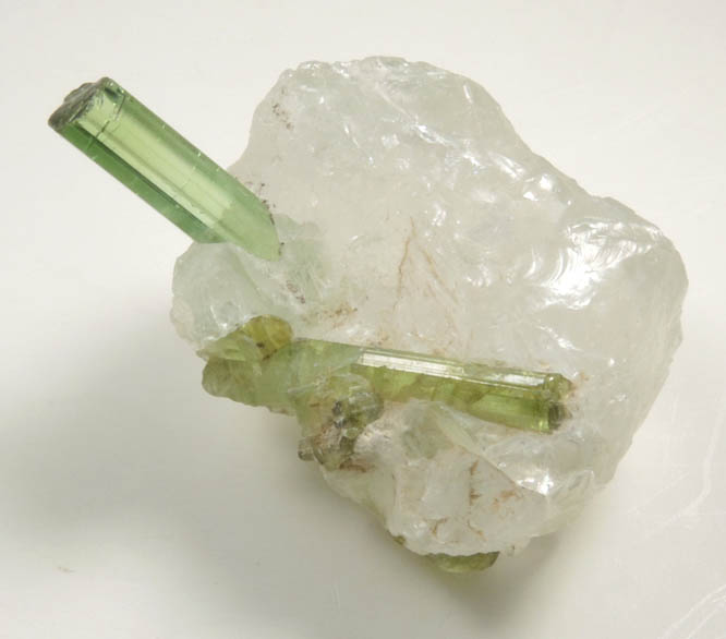 Elbaite Tourmaline on Quartz from Minas Gerais, Brazil