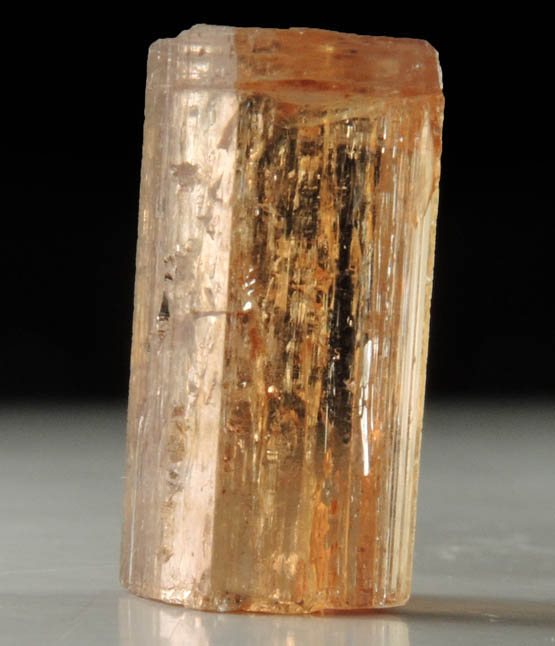 Topaz var. Imperial Topaz from Ouro Preto, Minas Gerais, Brazil