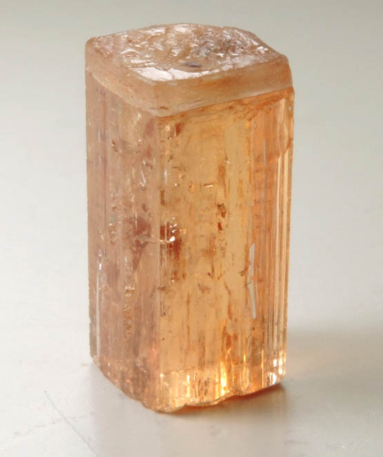 Topaz var. Imperial Topaz from Ouro Preto, Minas Gerais, Brazil