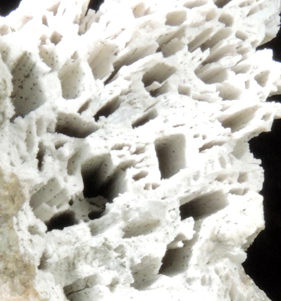 Quartz pseudomorphs after Anhydrite from Prospect Park Quarry, Prospect Park, Passaic County, New Jersey