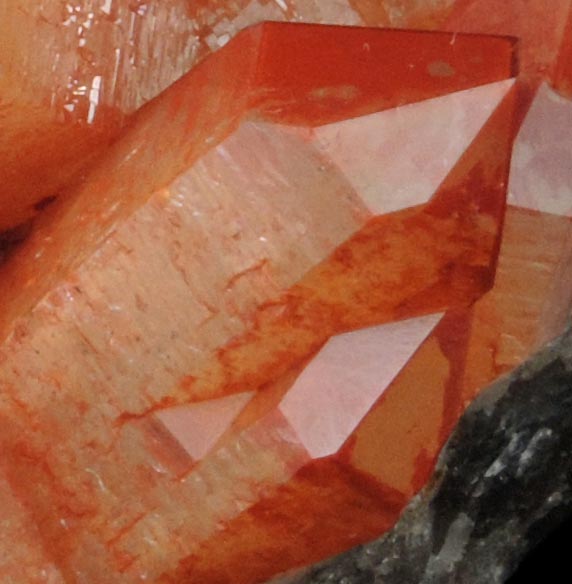 Quartz with Hematite inclusions from Orange River, Northern Cape Province, South Africa