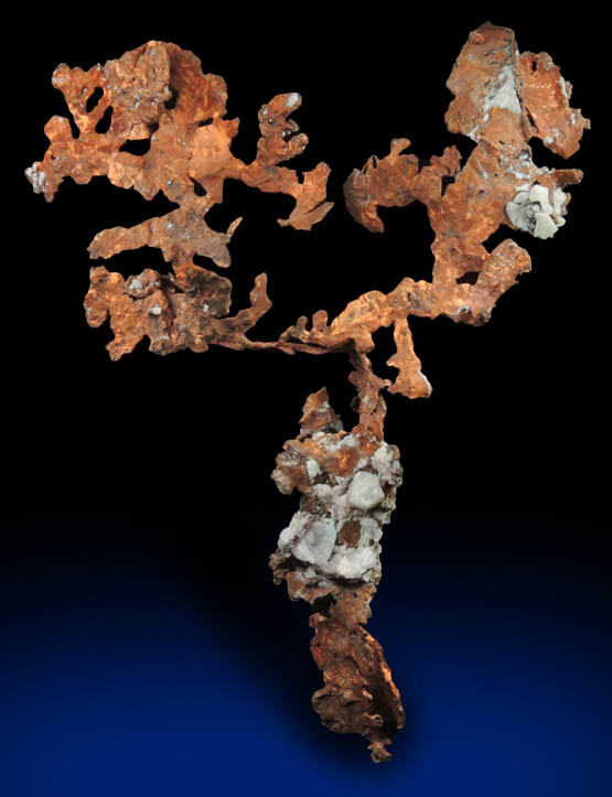 Copper (crystallized) from Ray Mine, Mineral Creek District, Pinal County, Arizona