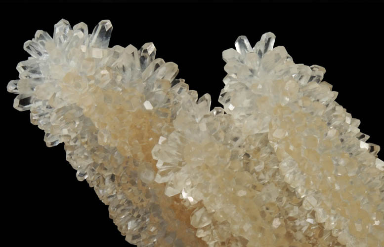 Calcite over stalactitic Aragonite from Guilin, Guangxi, China