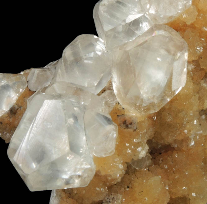 Calcite over Stellerite from Sokolovskiy Mine, Rudnyy, Kustanay Oblast, Kazakhstan