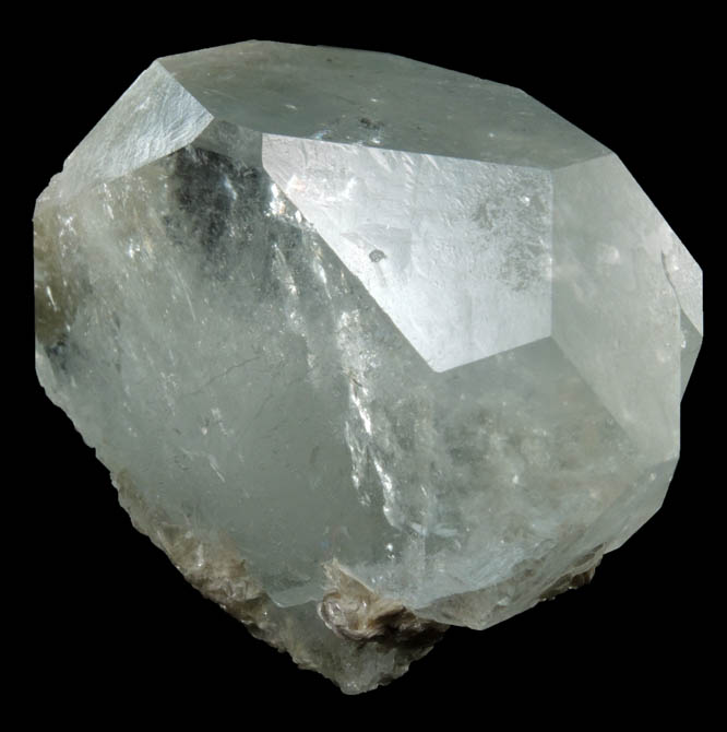 Beryl var. Aquamarine with Muscovite from Xuebaoding Mountain near Pingwu, Sichuan Province, China