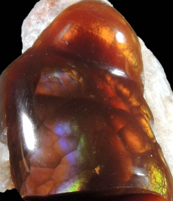 Quartz var. Fire Agate from Calvillo, Aguascalientes, Mexico