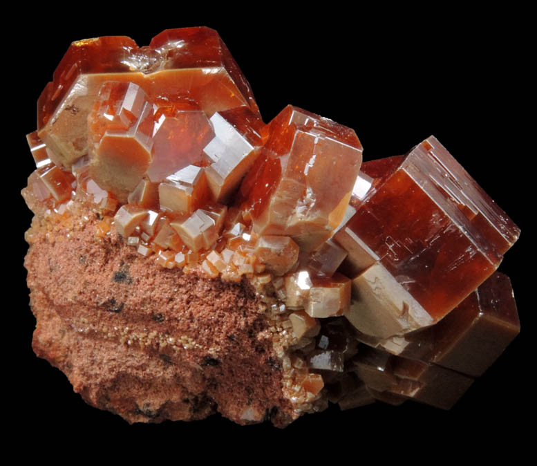 Vanadinite from Mibladen, Haute Moulouya Basin, Zeida-Aouli-Mibladen belt, Midelt Province, Morocco