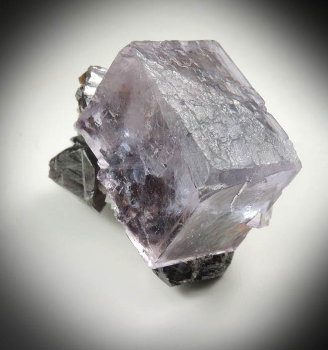 Fluorite on Sphalerite from Elmwood Mine, Carthage, Smith County, Tennessee