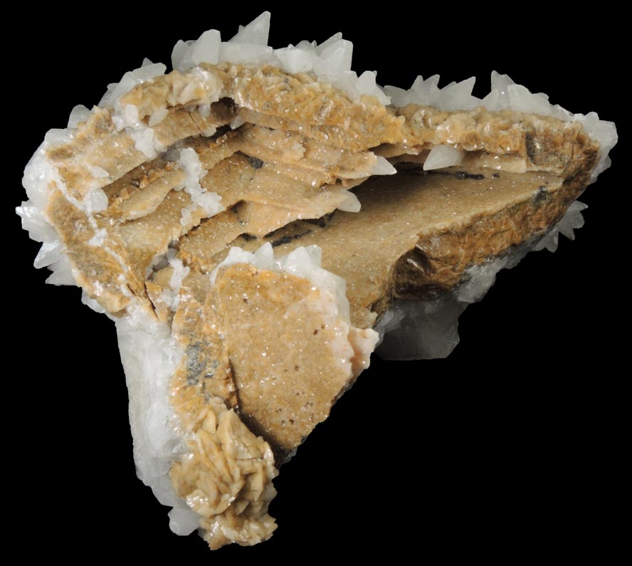 Calcite over Dolomite Casts from Maramures, Romania