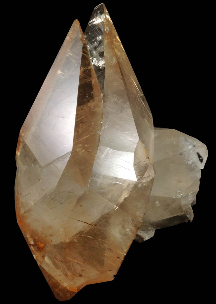 Calcite (twinned crystals) from Elmwood Mine, Carthage, Smith County, Tennessee