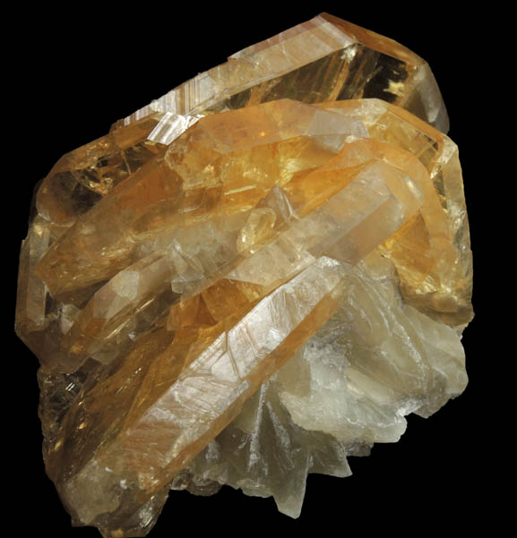 Barite over Calcite from Meikle Mine, Elko County, Nevada