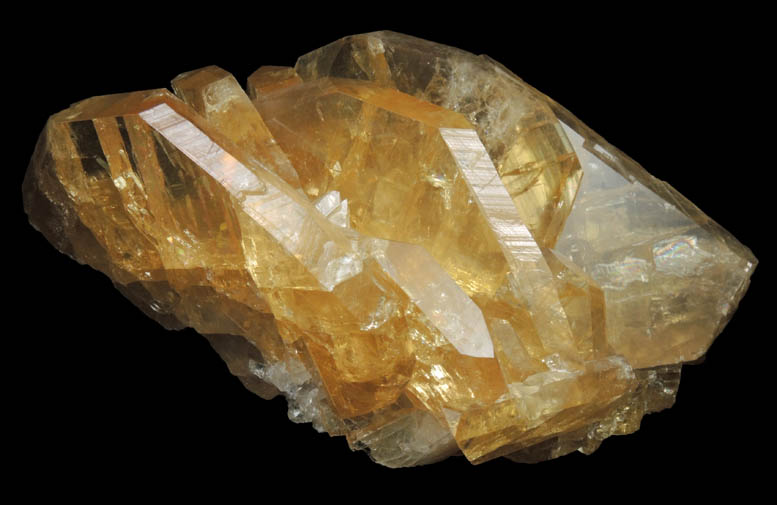 Barite over Calcite from Meikle Mine, Elko County, Nevada