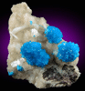 Cavansite on Stilbite-Ca from Wagholi Quarry, Maharashtra, India