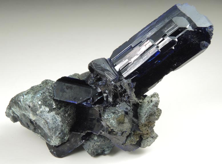 Azurite from Tsumeb Mine, Otavi-Bergland District, Oshikoto, Namibia