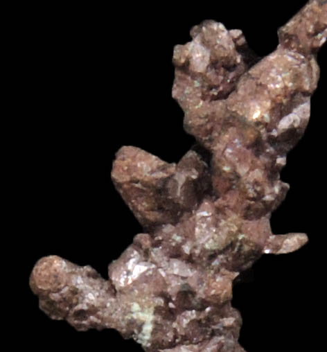 Copper (crystallized) from Ray Mine, Mineral Creek District, Pinal County, Arizona