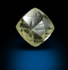 Diamond (0.47 carat yellow cuttable dodecahedral crystal) from Argyle Mine, Kimberley, Western Australia, Australia