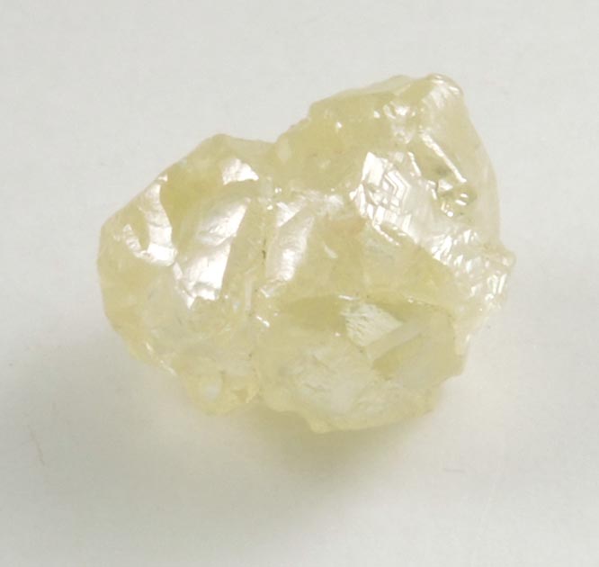 Diamond (1.43 carat yellow crystal cluster) from Northern Cape Province, South Africa