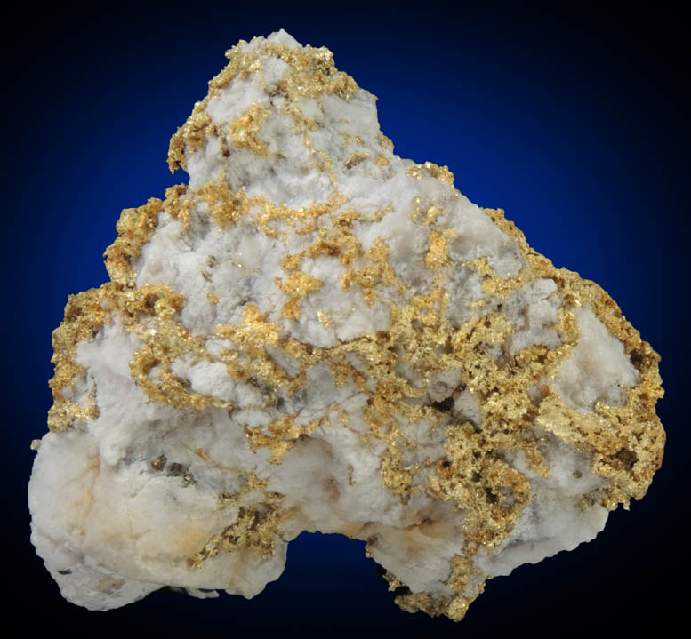 Gold in Quartz from Pamour #1 Mine, 1200' Level, 1462 Stope, 16 km ENE of Timmins, Ontario, Canada