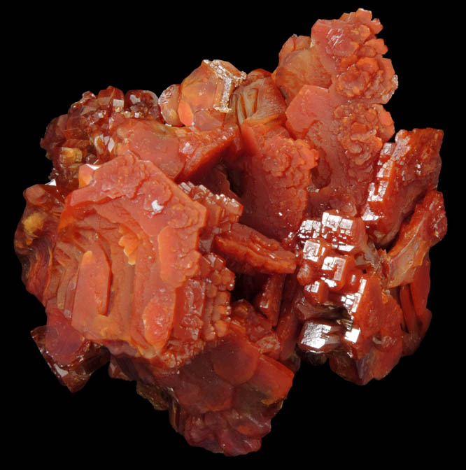 Vanadinite from Mibladen, Haute Moulouya Basin, Zeida-Aouli-Mibladen belt, Midelt Province, Morocco