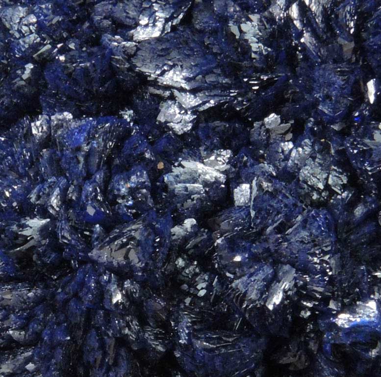 Azurite from Ahouli Mines, Aouli, 7 km northeast of Mibladen, Zeida-Aouli-Mibladen belt, Midelt Province, Morocco