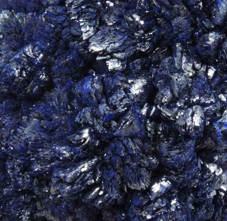 Azurite from Ahouli Mines, Aouli, 7 km northeast of Mibladen, Zeida-Aouli-Mibladen belt, Midelt Province, Morocco