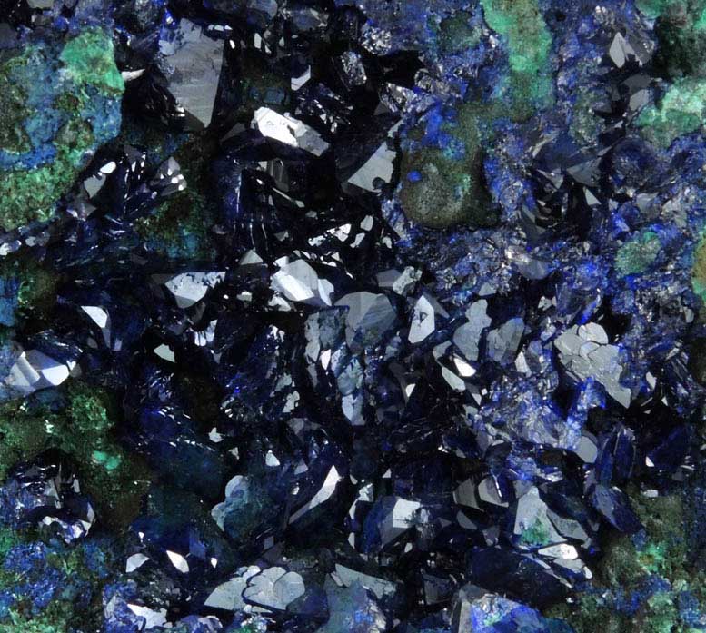 Azurite and Malachite from Tongshankou Mine, Daye, Huangshi, Hubei, China