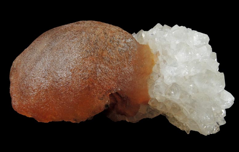 Fluorite hemispherical formations with Quartz from Tekhdi, Madhya Pradesh, India