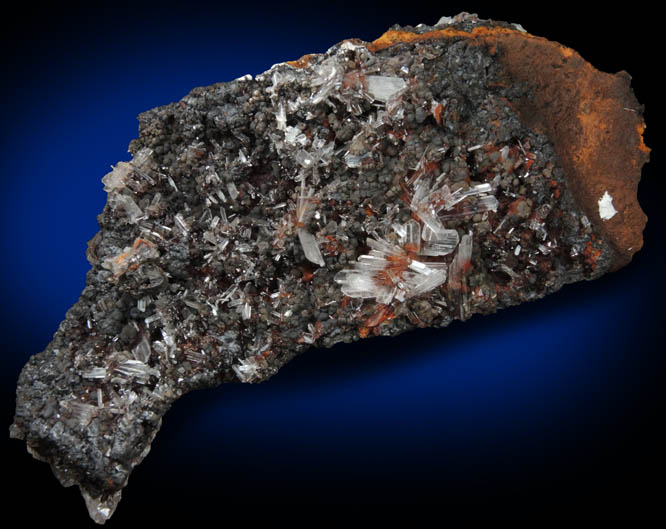 Hemimorphite and Calcite from San Antonio el Grande Mine, Santa Eulalia, Aquiles Serdn, Chihuahua, Mexico
