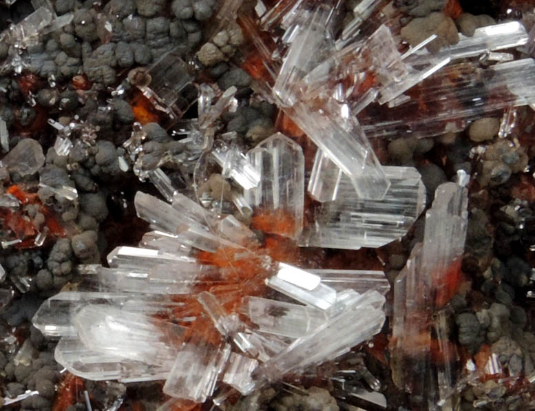 Hemimorphite and Calcite from San Antonio el Grande Mine, Santa Eulalia, Aquiles Serdn, Chihuahua, Mexico