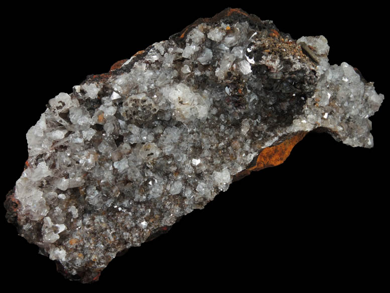 Hemimorphite and Calcite from San Antonio el Grande Mine, Santa Eulalia, Aquiles Serdn, Chihuahua, Mexico