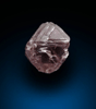 Diamond (0.40 carat pink-gray octahedral crystal) from Argyle Mine, Kimberley, Western Australia, Australia