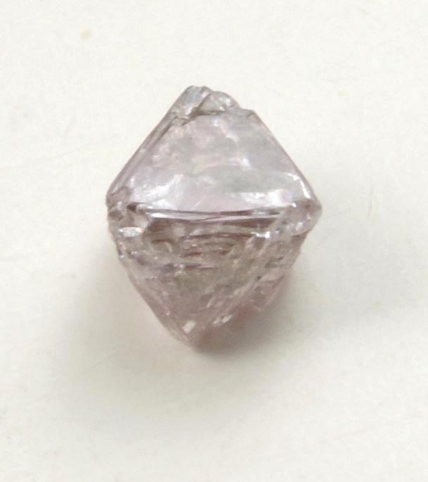 Diamond (0.40 carat pink-gray octahedral crystal) from Argyle Mine, Kimberley, Western Australia, Australia