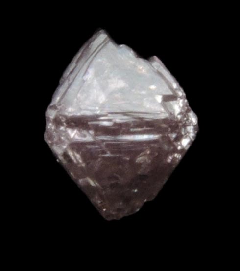 Diamond (0.40 carat pink-gray octahedral crystal) from Argyle Mine, Kimberley, Western Australia, Australia