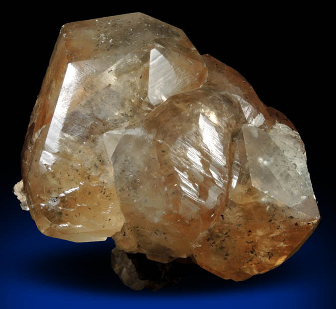 Calcite with Marcasite inclusions from Berry Materials Quarry, North Vernon, Jennings County, Indiana
