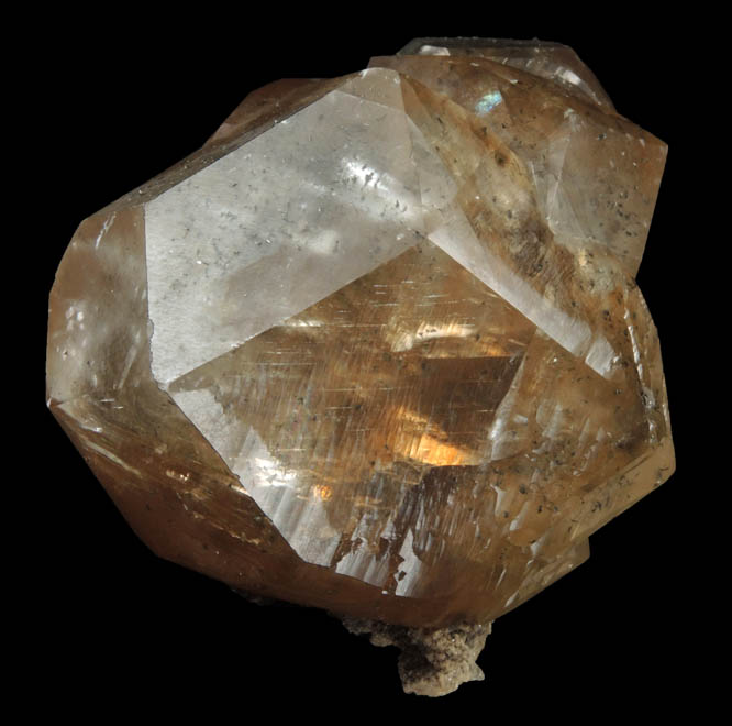 Calcite with Marcasite inclusions from Berry Materials Quarry, North Vernon, Jennings County, Indiana