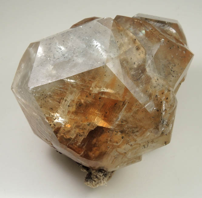 Calcite with Marcasite inclusions from Berry Materials Quarry, North Vernon, Jennings County, Indiana