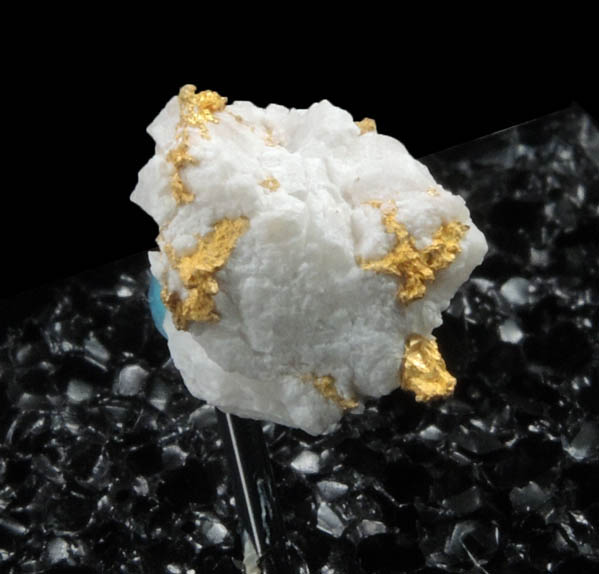 Gold in Quartz from Jamestown Mining District, Tuolumne County, California