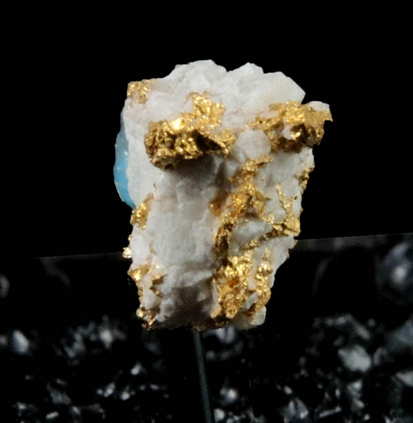 Gold in Quartz from Jamestown Mining District, Tuolumne County, California