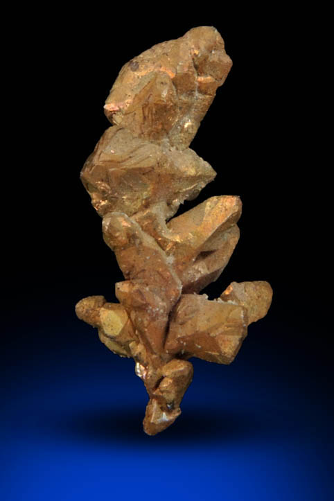 Copper (Auriferous) from Cole Shaft, 700' Level, Bisbee, Warren District, Cochise County, Arizona