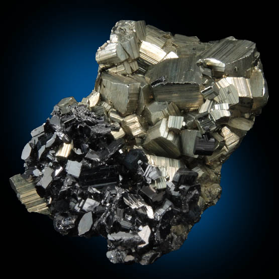 Enargite and Pyrite from Leonard Mine, Butte Mining District, Summit Valley, Silver Bow County, Montana