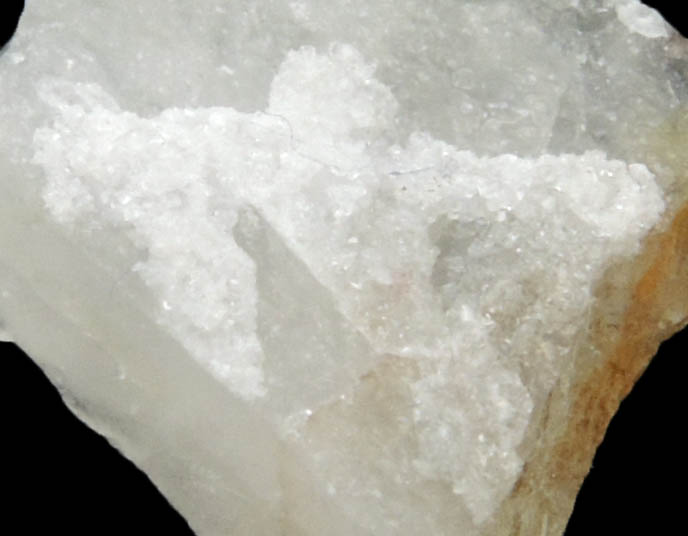 Whitlockite on Quartz from Tip Top Mine, Custer District, Custer County, South Dakota