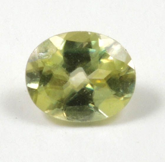 Titanite (0.41 carat faceted gemstone) from Brazil