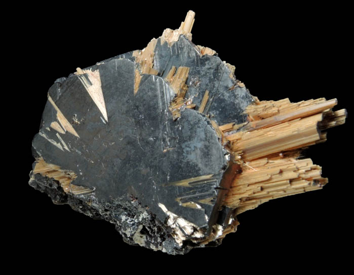 Rutile and Hematite from Novo Horizonte, Bahia, Brazil